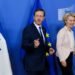 European,Commission,President,Ursula,Von,Der,Leyen,Welcomes,Israel's,President