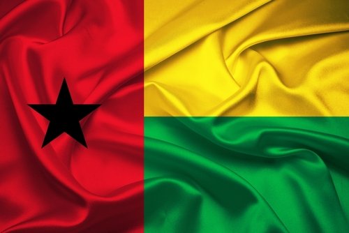 Flag,Of,Guinea-bissau,,3d,Illustration,Of,Guinea-bissau,Flag,Blowing,In