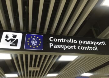 Passport,Control,Sign.,Airport,Signs.,European,Union,Passport,Control.,Departure