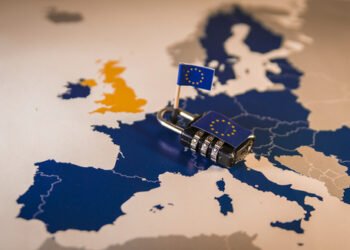 Padlock,Over,Eu,Map,,Symbolizing,The,Eu,General,Data,Protection