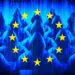 Anonymous,Hooded,Hackers,,Flag,Of,European,Union,,Binary,Code,-
