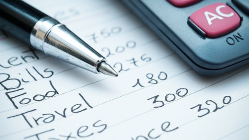 Home expenses list