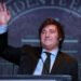 Argentine president-elect Javier Milei addresses supporters after winning Argentina's runoff presidential election, in Buenos Aires, Argentina November 19, 2023. REUTERS/Agustin Marcarian