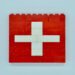 National,Flag,Of,Switzerland,Made,From,Old,Fashioned,Vintage,Red