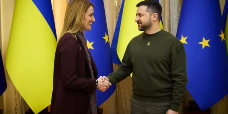 European Parliament President Metsola Urges Europe to Fulfill Pledges to Ukraine