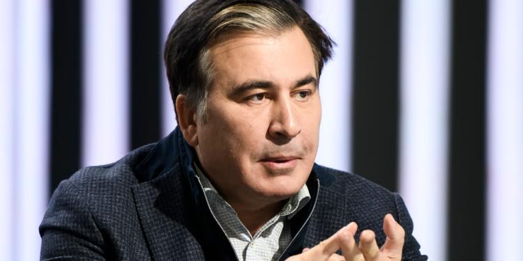 Former President of Georgia, Georgian and Ukrainian politician Mikheil Saakashvili in Kyiv, Ukraine. December 2020