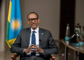 Rwandan president Paul Kagame